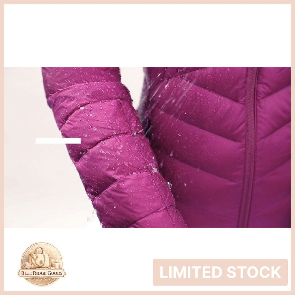 Lightweight Packable Down Jacket Hooded Puffer In… - image 8